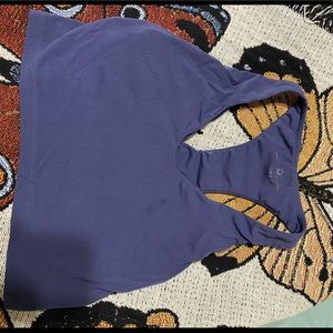 Blue Aerie OFFLINE real me longline racer back sports bra